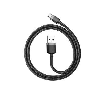 Kabel Baseus USB-C Cafule 2A 2m Szaro-czarny