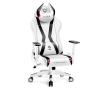 Fotel Diablo Chairs X-Horn 2.0 King Size Gamingowy do 180kg Skóra ECO Biało-czarny