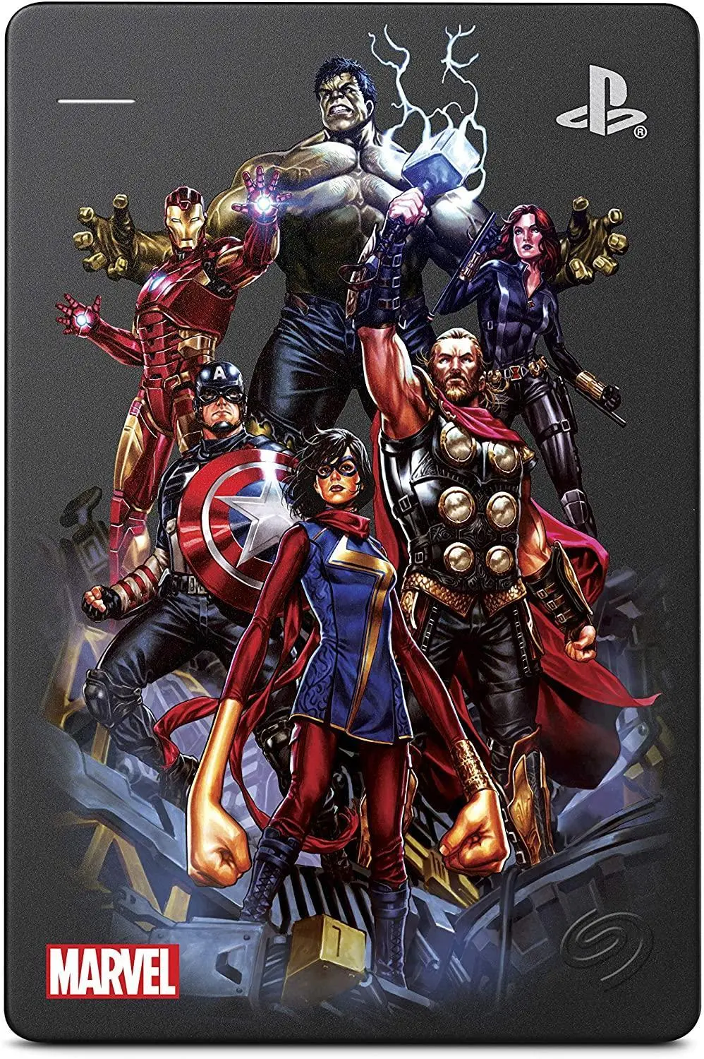 Dysk Seagate Game Drive PS4 Marvel Avengers Assemble 2TB USB 3.0 Szary