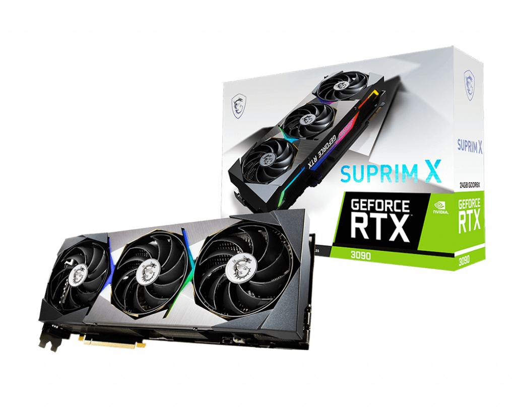 Karta graficzna MSI GeForce RTX 3090 SUPRIM X 24GB GDDR6X 384bit DLSS