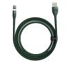 Kabel Baseus magnetyczny USB - USB-C Zinc 3A 1m (zielony)