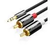 Kabel  audio UGREEN AV116 1,5m Czarny