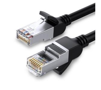 Kabel sieciowy UGREEN NW101 50190 0,5m Czarny