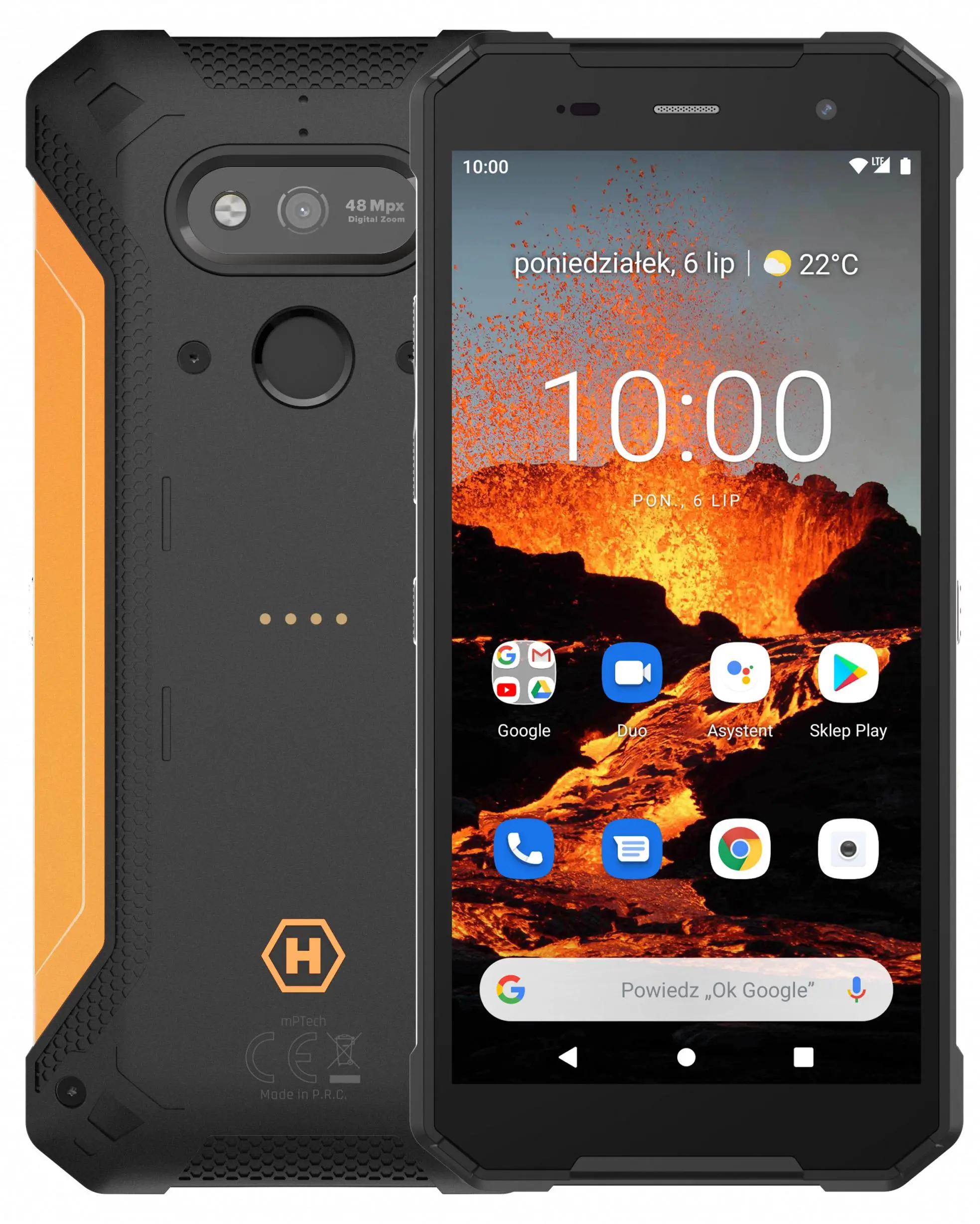 Smartfon myPhone Hammer Explorer PRO 5,7" 48Mpix Pomarańczowy