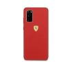 Etui Ferrari Silicone FESSIHCS62RE Samsung Galaxy S20 (czerwony)