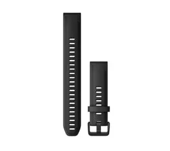 Pasek Garmin fenix 6s 20mm QuickFit Long Strap Black Silicone Czarny