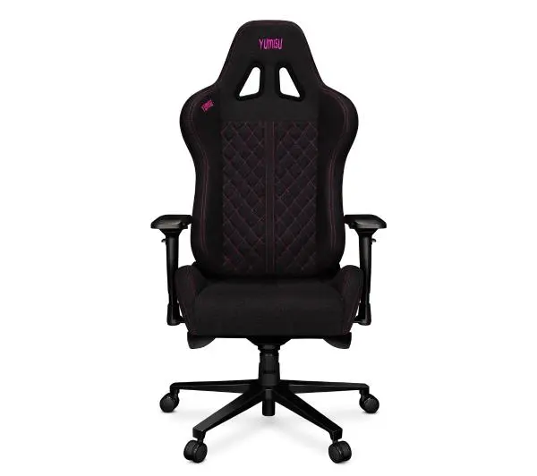 Yumisu 2050 Tkanina Biurowy do 150kg Tkanina Czarno-różowy - Kup na Raty - RRSO 0%