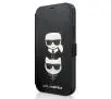 Etui Karl Lagerfeld Saffiano Karl & Choupette KLFLBKP12SSAKICKCBK do iPhone 12 mini