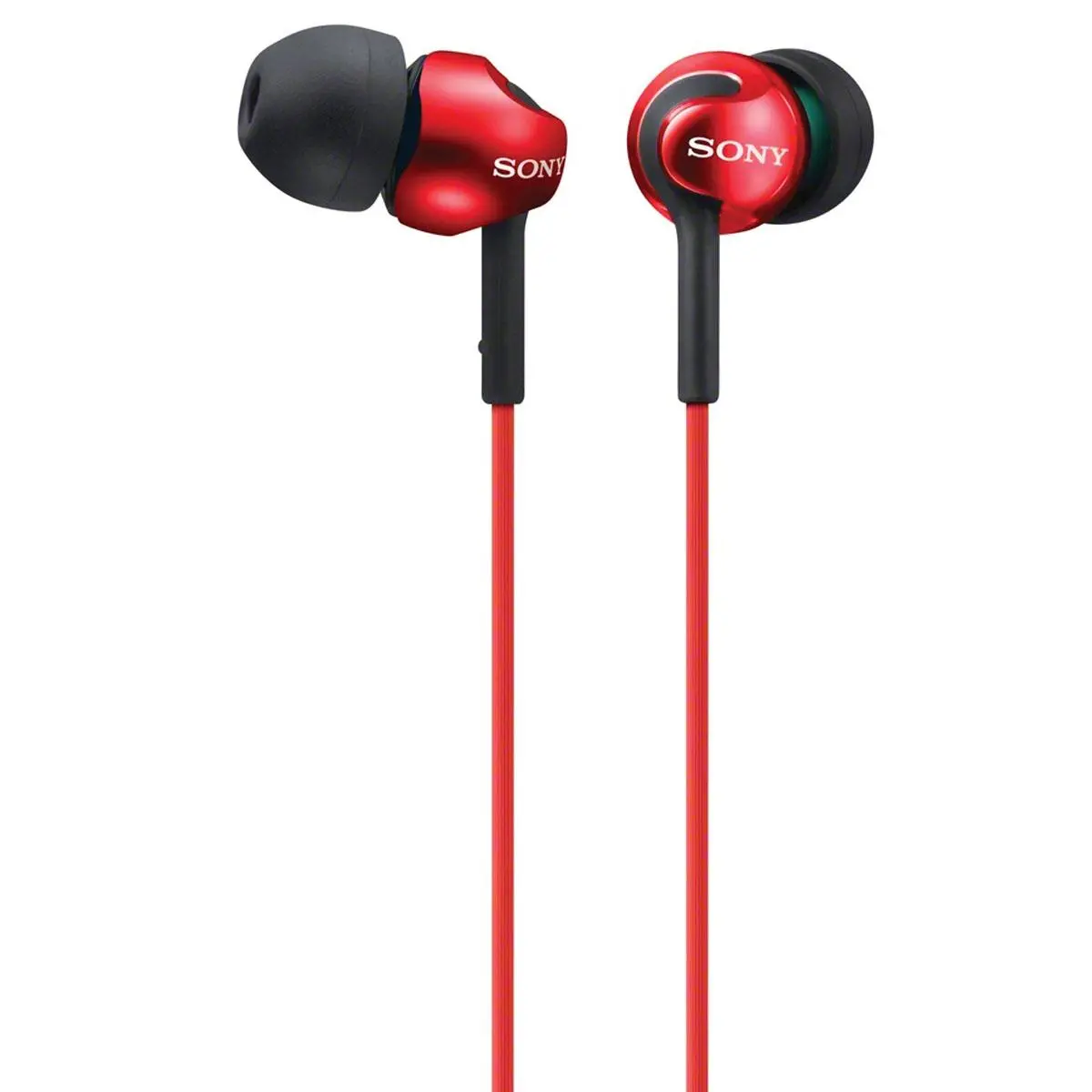 Słuchawki przewodowe Sony MDR-EX110LP Dokanałowe Czerwony