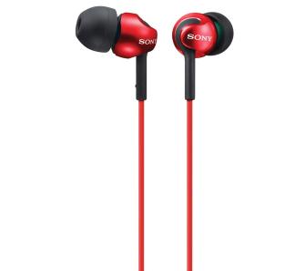 Słuchawki przewodowe Sony MDR-EX110LP Dokanałowe Czerwony