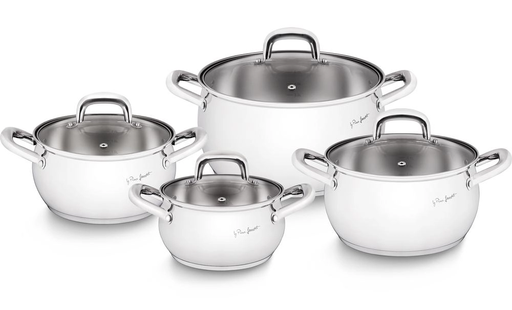 Zestaw garnków Lamart Shape LT1111 Indukcja Stal nierdzewna 8 elementów