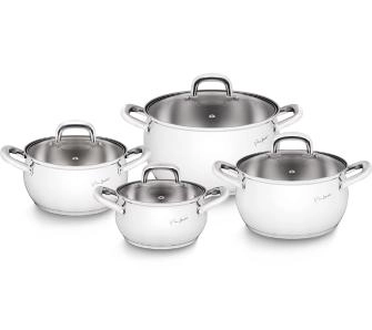 Zestaw garnków Lamart Shape LT1111 Indukcja Stal nierdzewna 8 elementów