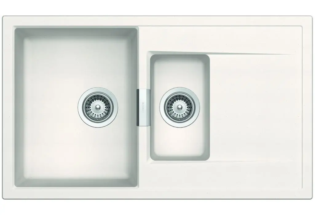 Zlewozmywak Schock Mono D-150 Granitowy Biały polarny