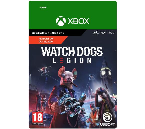 gra Watch Dogs Legion [kod aktywacyjny] Gra na Xbox One (Kompatybilna z Xbox Series X/S)