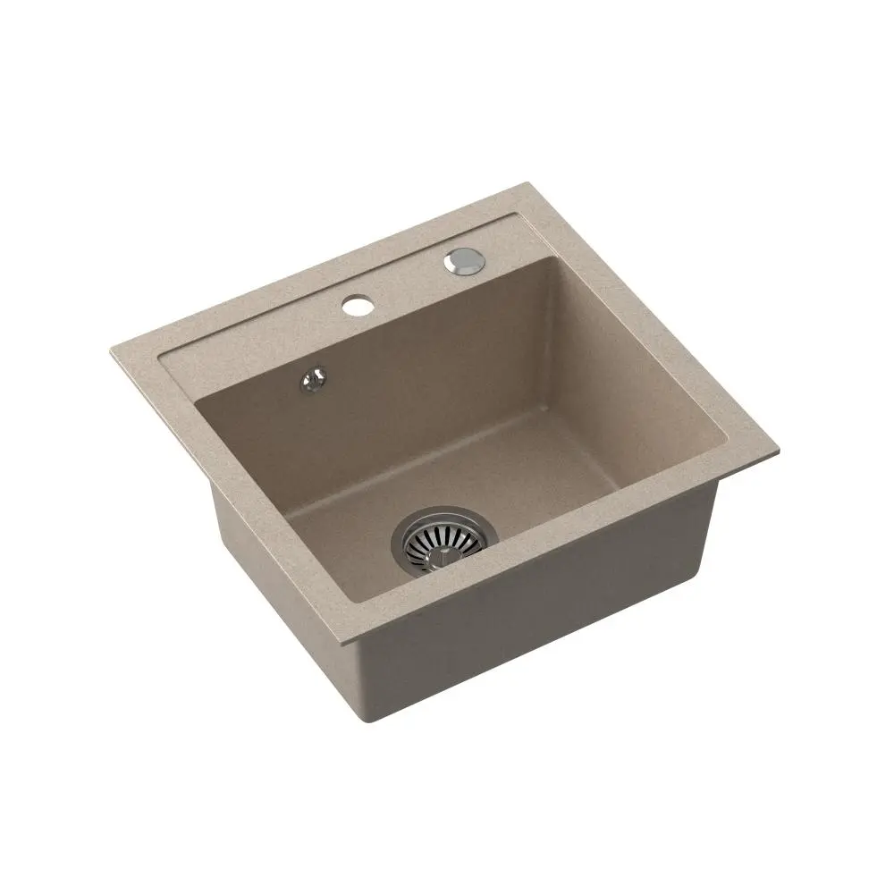 Zlewozmywak Quadron HCQJ5047BEZK Johnny 110 Granitowy Beżowy