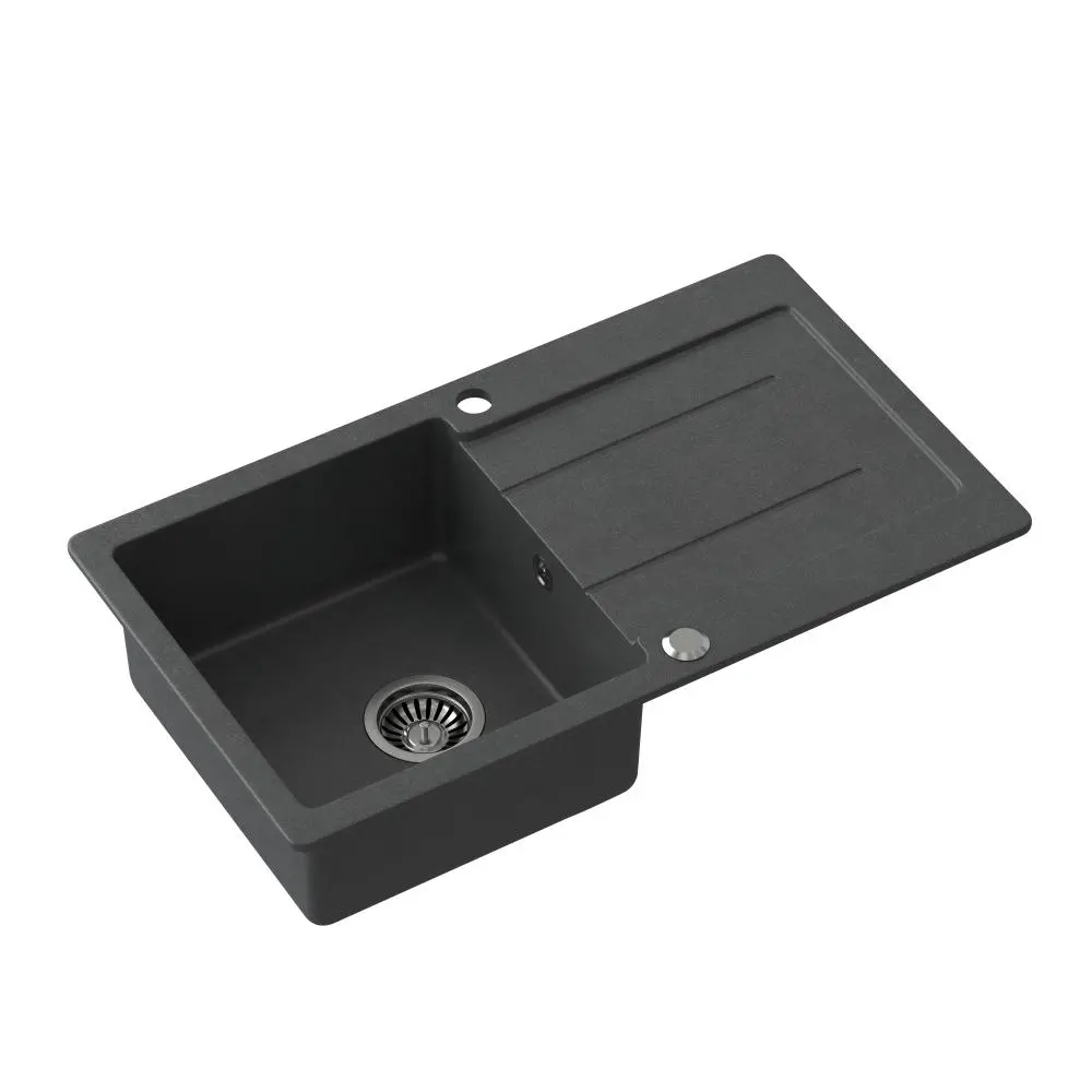 Zlewozmywak Quadron HCQG7744CZK GEORGE 111 Granitowy Czarny
