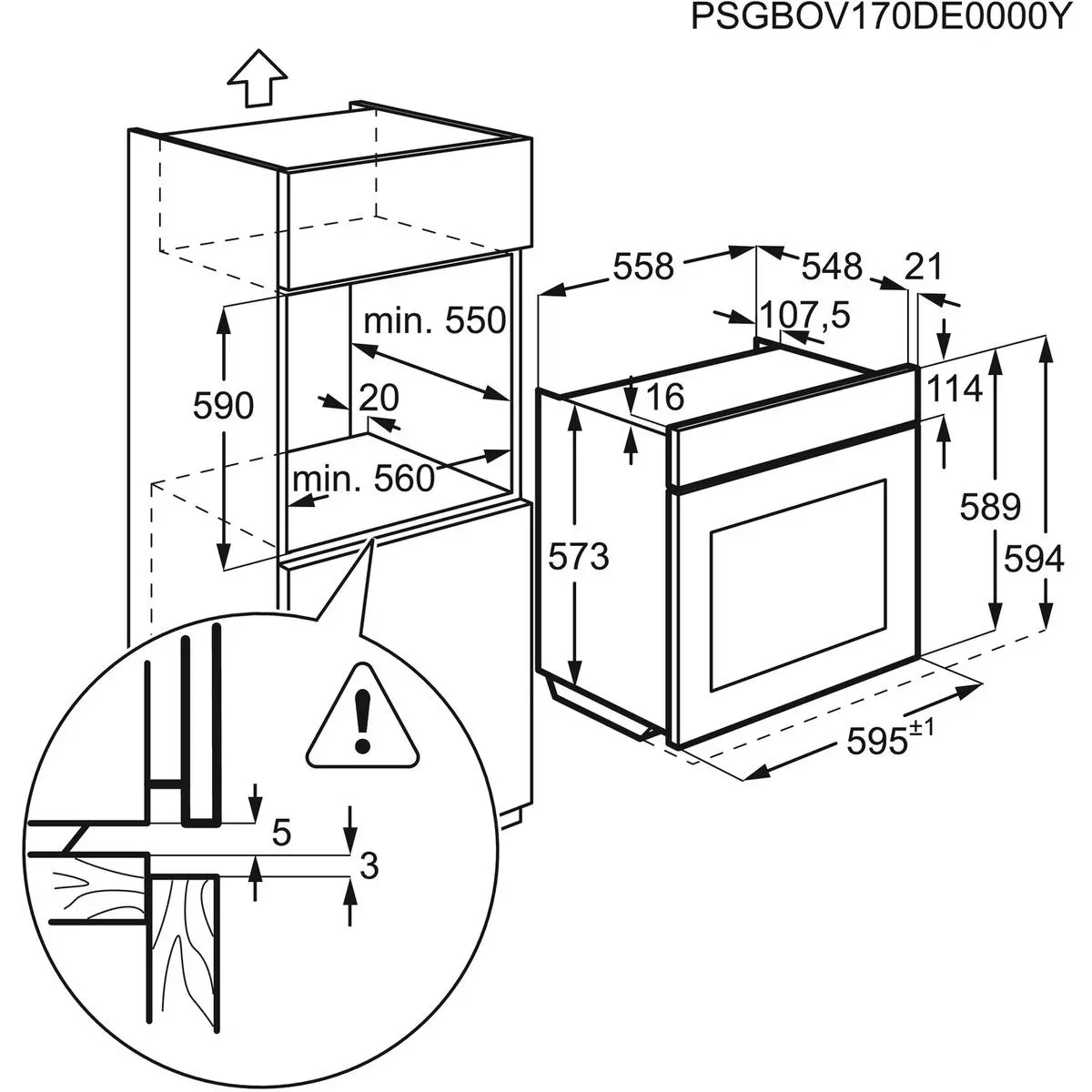 Piekarnik elektryczny parowy Electrolux 600 SteamBake EOD6C77WX Termoobieg Termosonda Zdalne sterowanie Czarno-stalowy