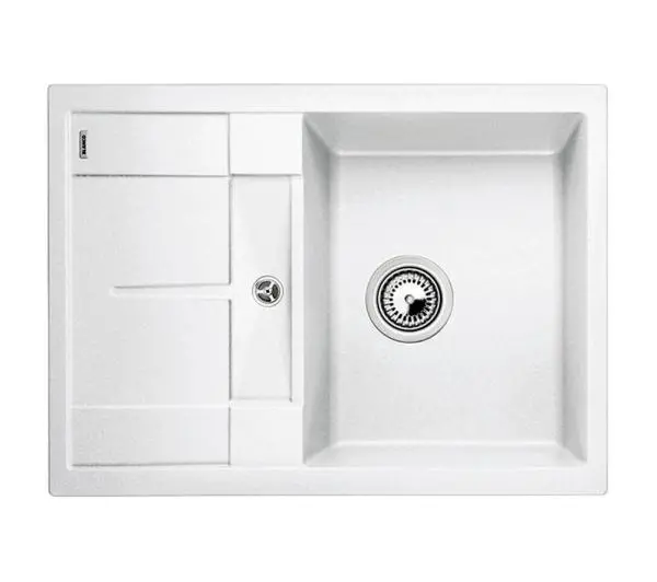 Zlewozmywaki kuchenne - Blanco METRA 45 S Compact 519565 Granitowy Biały
