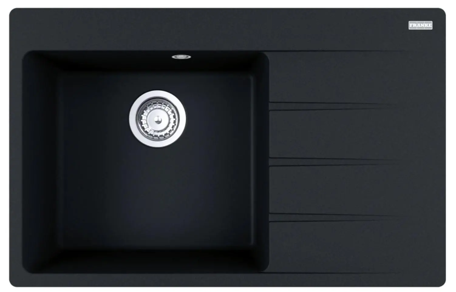 Zlewozmywak Franke Centro CNG 611-78 TL Komora z lewej strony Granitowy Onyx