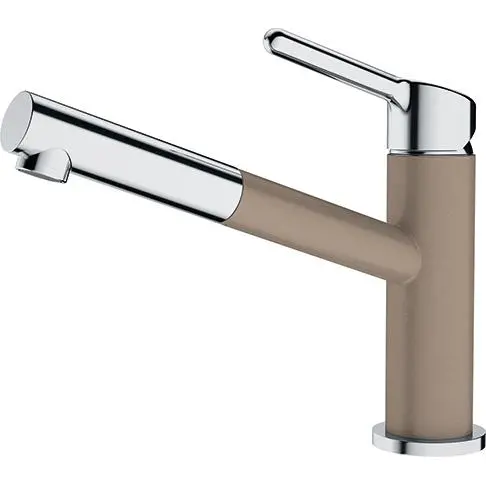 Bateria Franke Orbit Pull-Out Chrom/Cappuccino Stal szlachetna