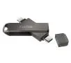 PenDrive SanDisk iXpand Luxe 64GB USB Typ C / Lightning Srebrno-czarny