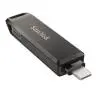 PenDrive SanDisk iXpand Luxe 64GB USB Typ C / Lightning Srebrno-czarny