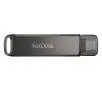 PenDrive SanDisk iXpand Luxe 64GB USB Typ C / Lightning Srebrno-czarny