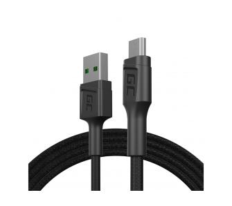 Kabel Green Cell PowerStream USB-A do microUSB 1,2m Czarny