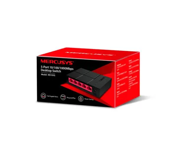 Mercusys MS105G Czarny