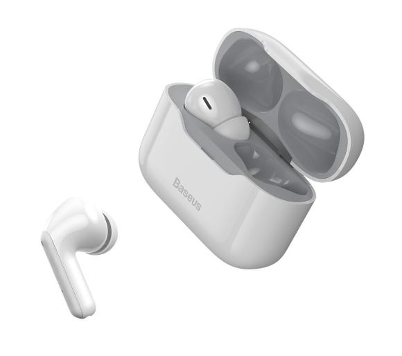 słuchawki bezprzewodowe Baseus S1 (biały)
