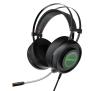 Słuchawki przewodowe z mikrofonem BlitzWolf AA-GB1 RGB 7.1 Nauszne Czarno-zielony