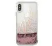 Etui Karl Lagerfeld Glitter Signature KLHCPXTRKSRG do iPhone X/Xs