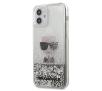 Etui Karl Lagerfeld Ikonik Liquid Glitter KLHCP12SGLIKSL do iPhone 12 mini