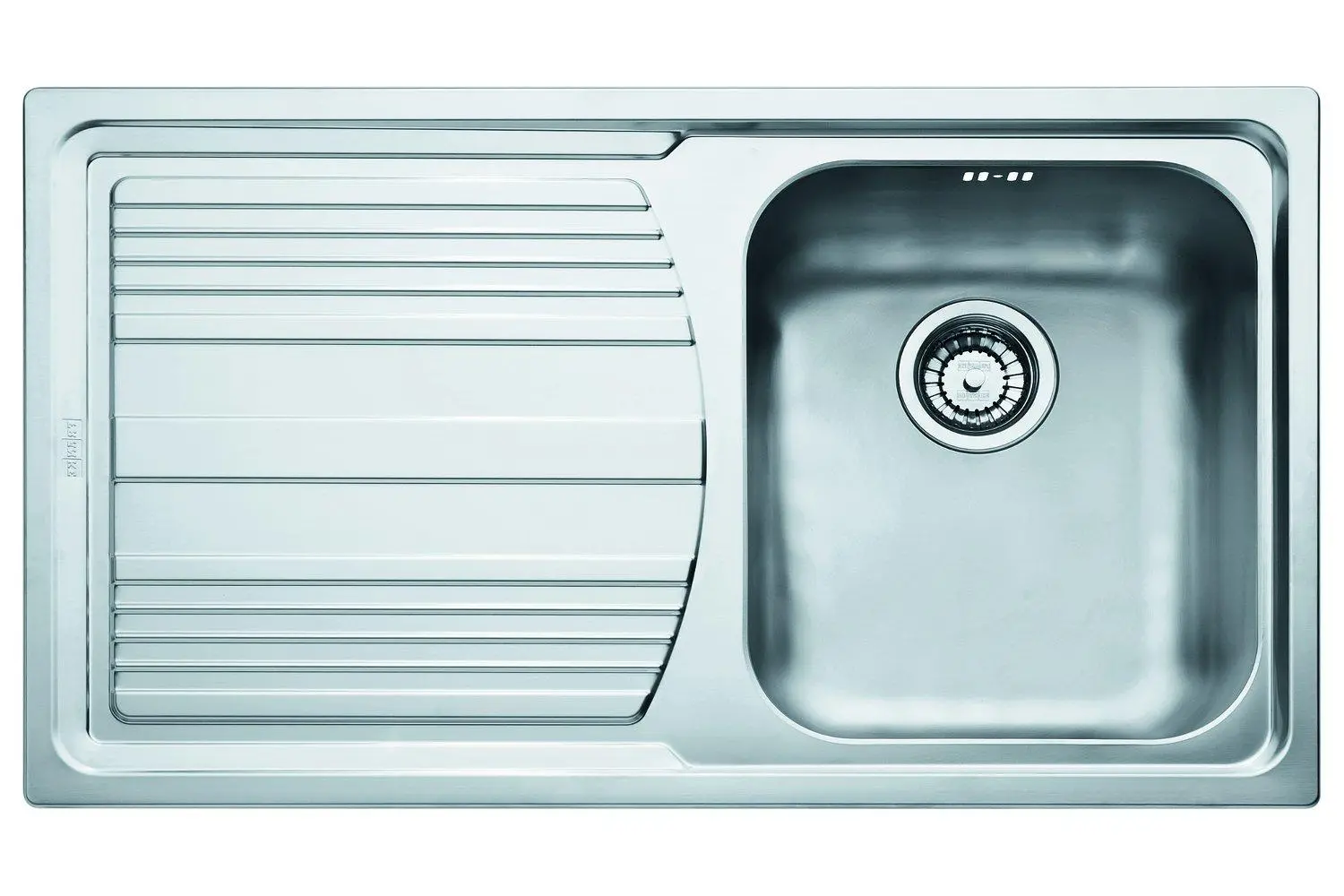 Zlewozmywak Franke Logica Line LLX 611-79 Komora z prawej strony Stalowy Srebrny