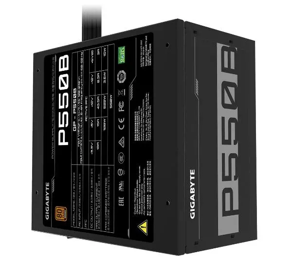 Gigabyte P550B 550W 80+ Bronze Czarny