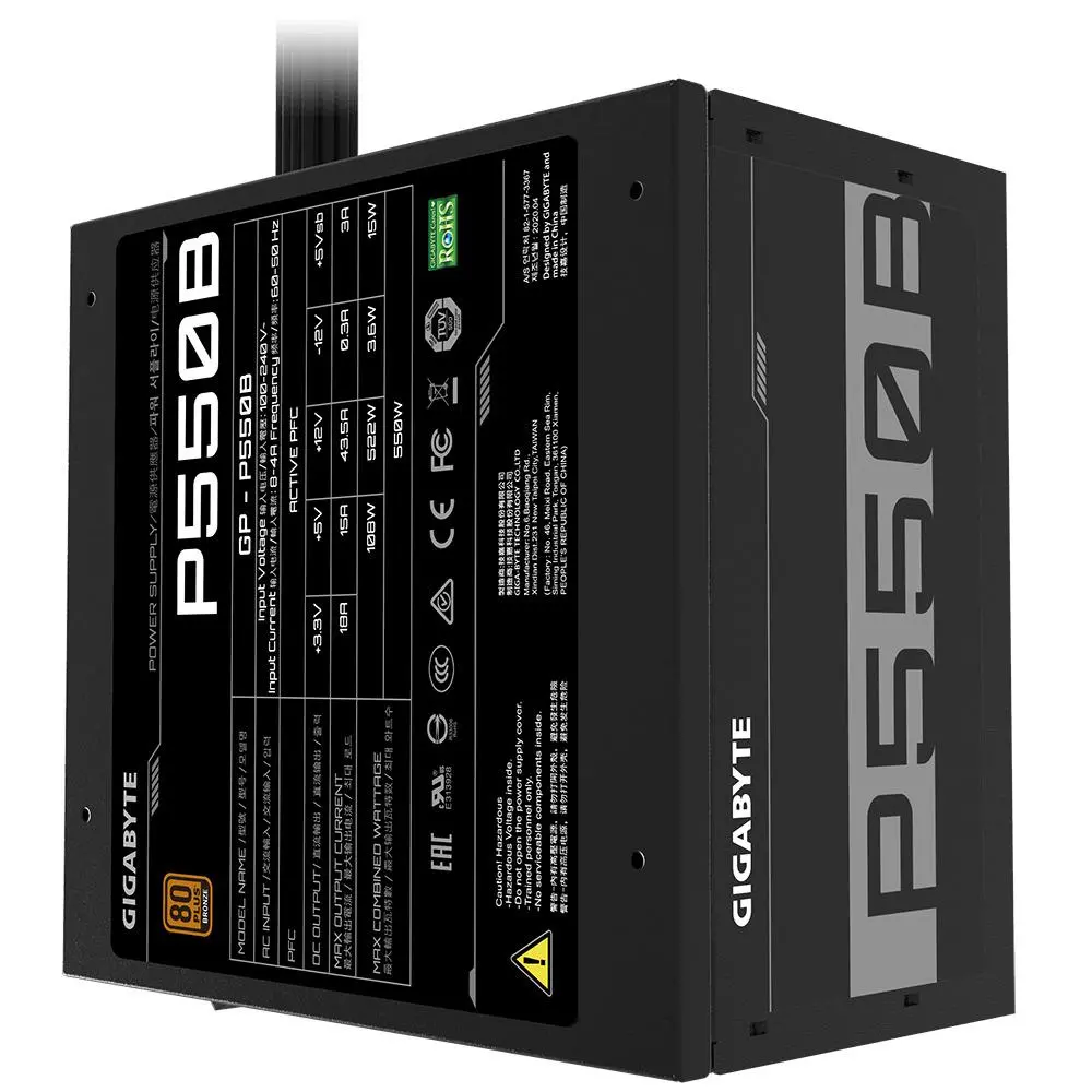 Фото Блок живлення Gigabyte P550B