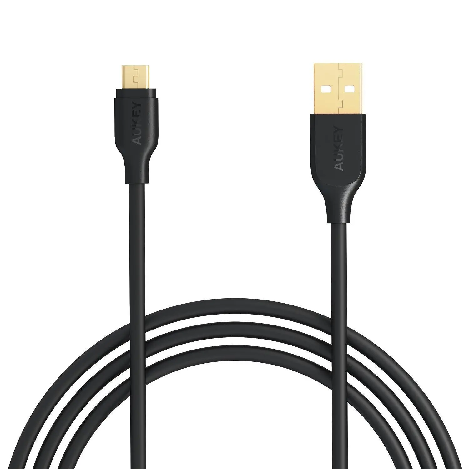 Kabel Aukey CB-MD1 microUSB do USB A 12 W 1m Czarny