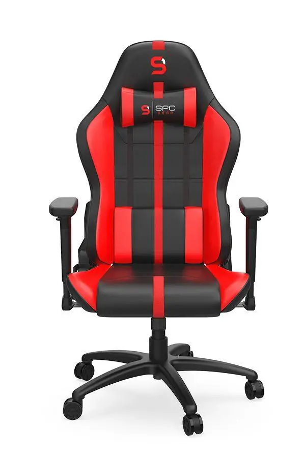 Fotel SPC Gear SR400 Gamingowy do 120kg Skóra ECO Czerwony