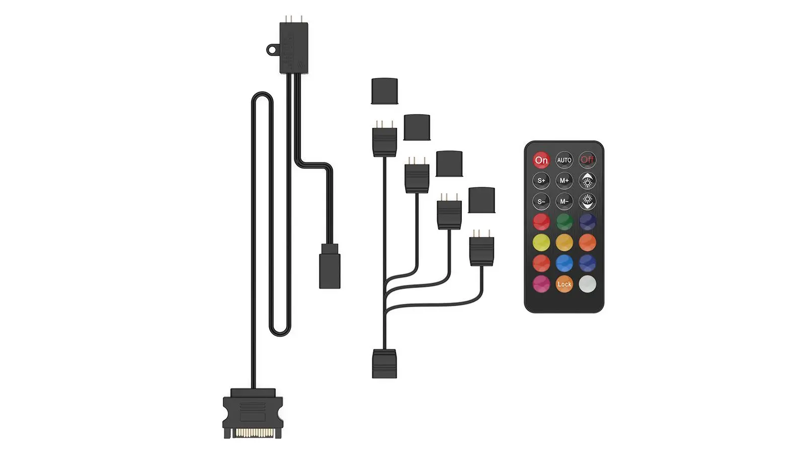 Adapter SilentiumPC Nano-Reset Remote ARGB KIT