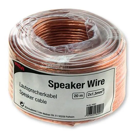 Kabel głośnikowy RCA 84007 2x1,5mm 20m