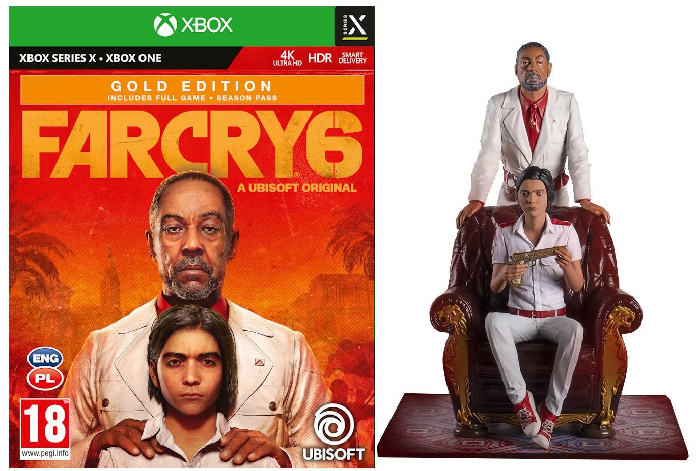 Far Cry 6 - Edycja Gold + figurka - Gra na Xbox One (Kompatybilna z Xbox Series X)