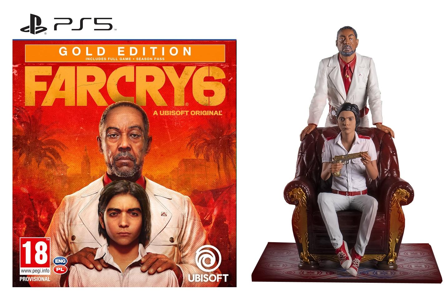 Far Cry 6 Edycja Gold + figurka Gra na PS5