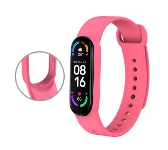 Opaska Yunmi Mi Band 5/6 XMBDST48 Jasno-Czerwony