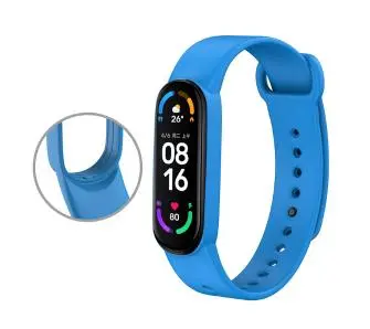 Opaska Yunmi Mi Band 5/6 XMBDST37 Niebieski