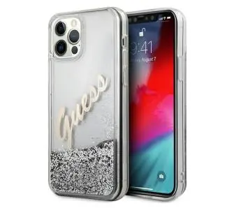 Etui Guess Glitter Liquid Vintage GUHCP12LGLVSSI do iPhone 12 Pro Max