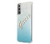 Etui Guess Glitter Gradient do Samsung Galaxy S21+ Niebieski