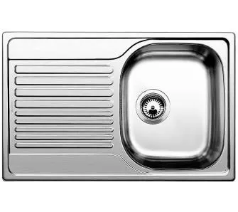 Zlewozmywak Blanco Tipo 45 S Compact 513441 Stalowy Srebrny