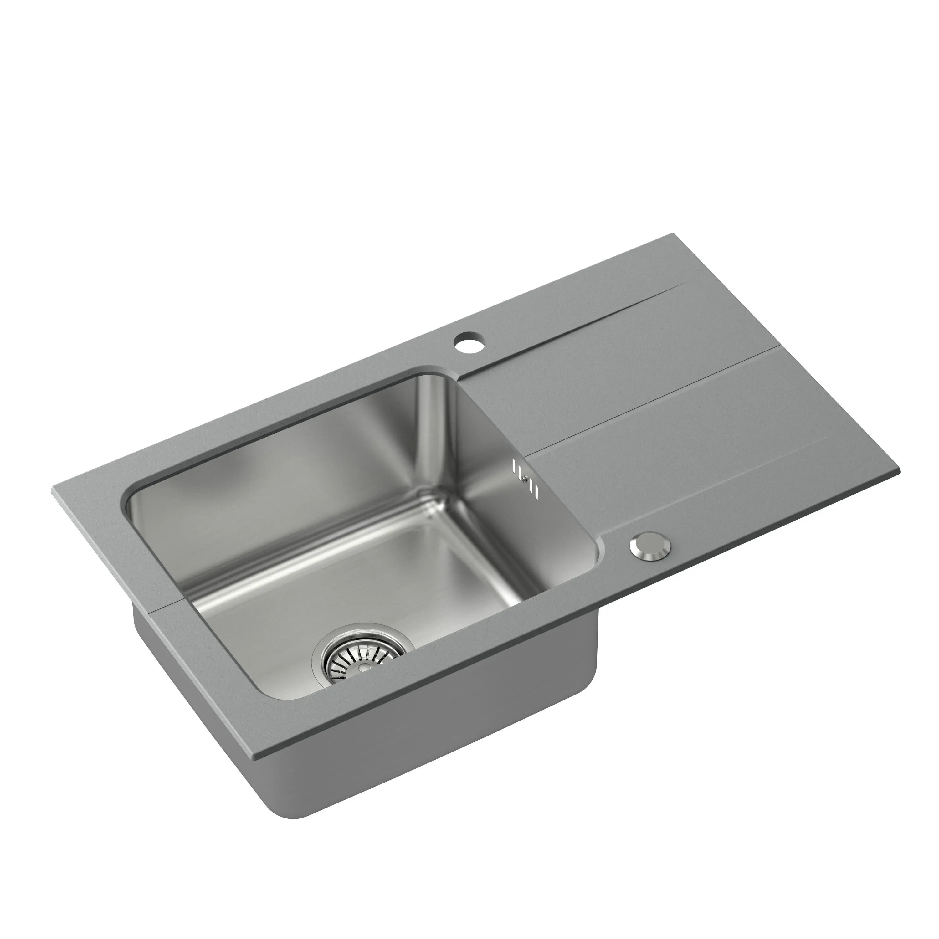 Zlewozmywak Quadron FUS_E7844SZ Edward 111 Granitowy Szary