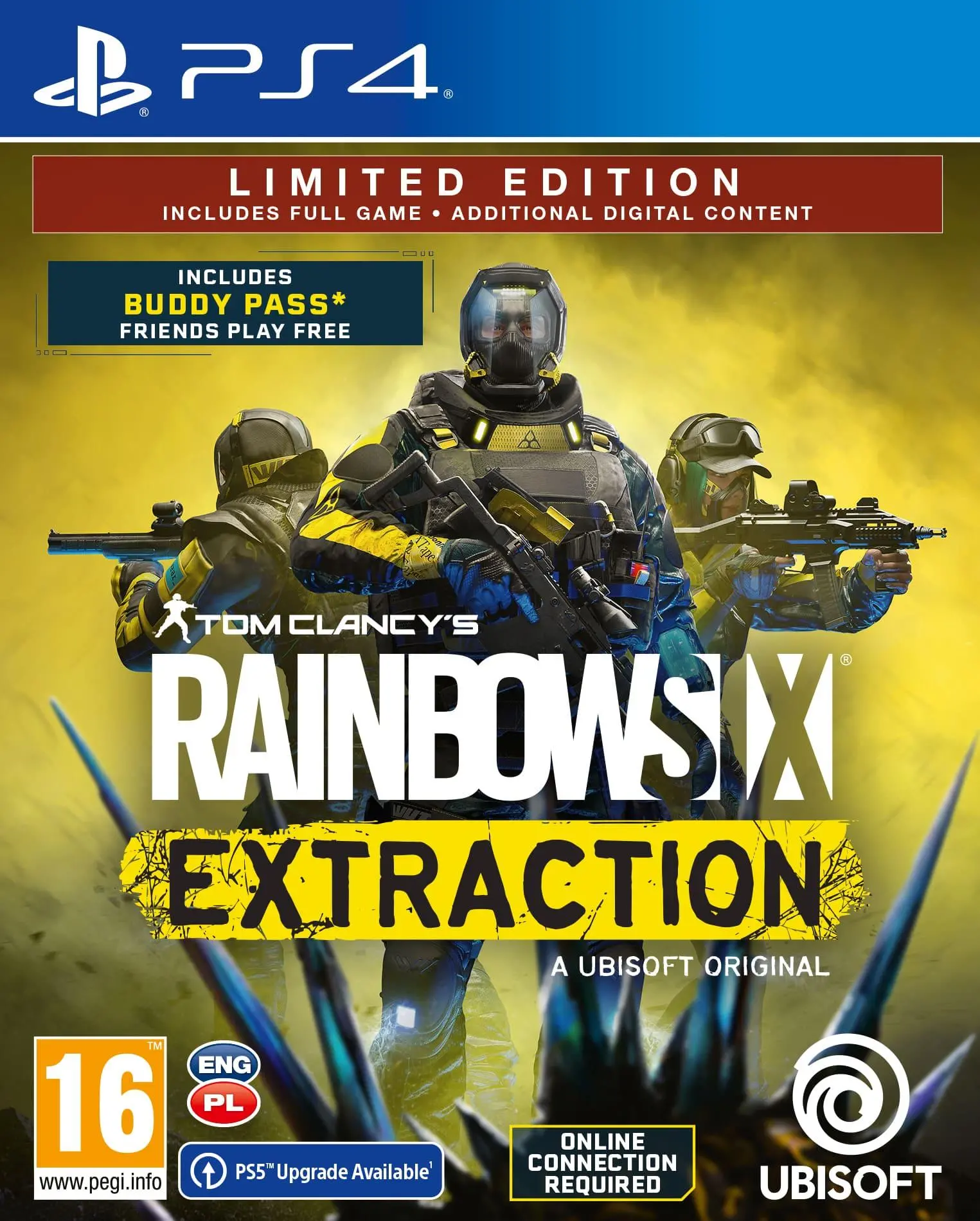 Tom Clancy's Rainbow Six Extraction Edycja Limitowana Gra na PS4 (Kompatybilna z PS5)