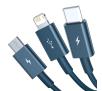 Kabel Baseus USB 3w1 Superior Series Niebieski